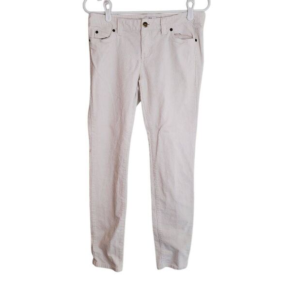 Vineyard Vines Soft White Slim Taper Fit Corduroy Pants Size 4 - Picture 1 of 11